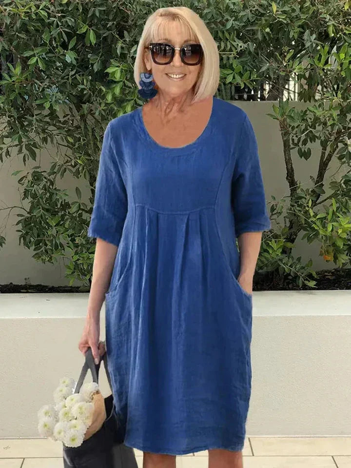 Jane – Cotton & Linen Dress