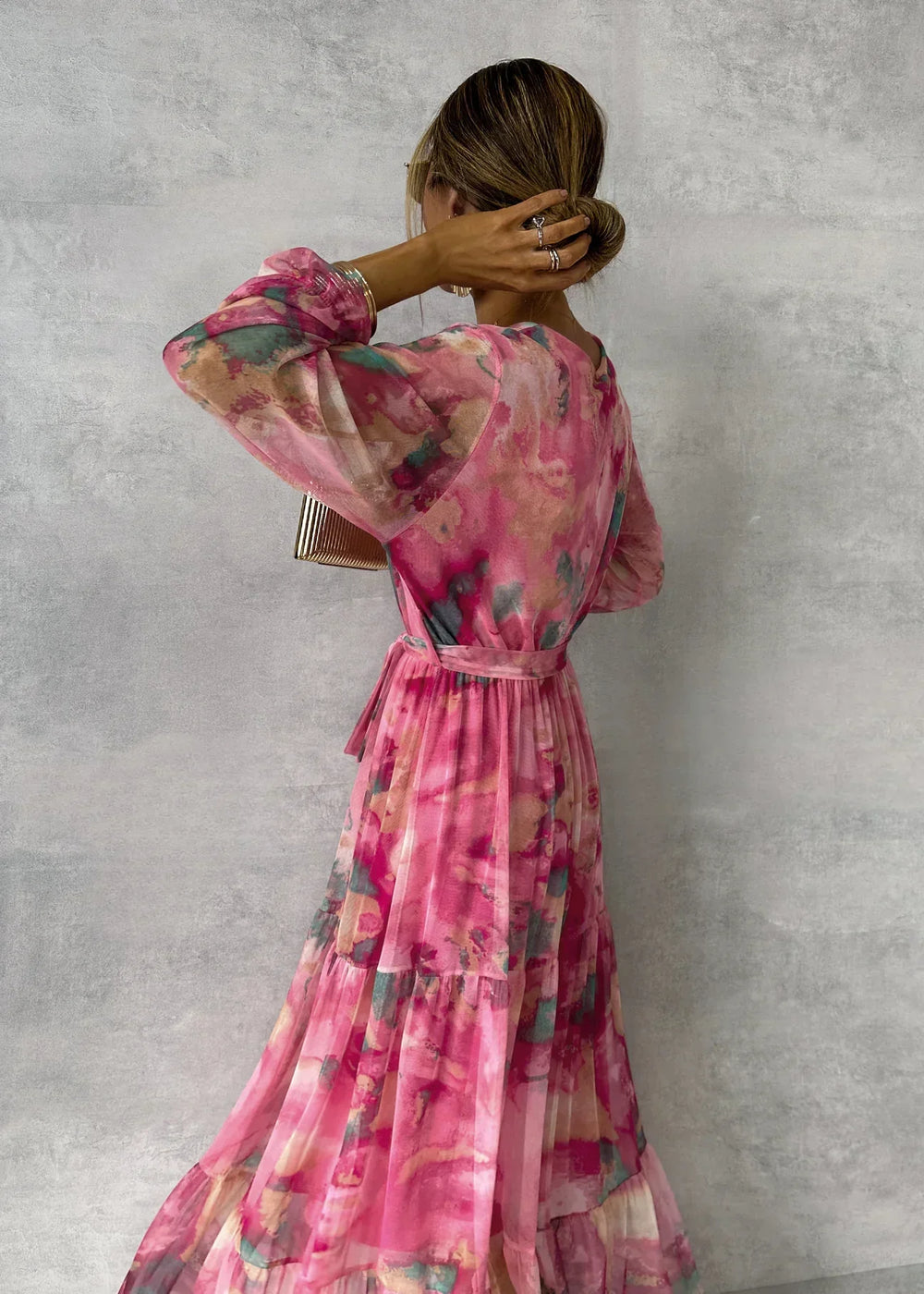 Issa – Floral Wrap Maxi Dress