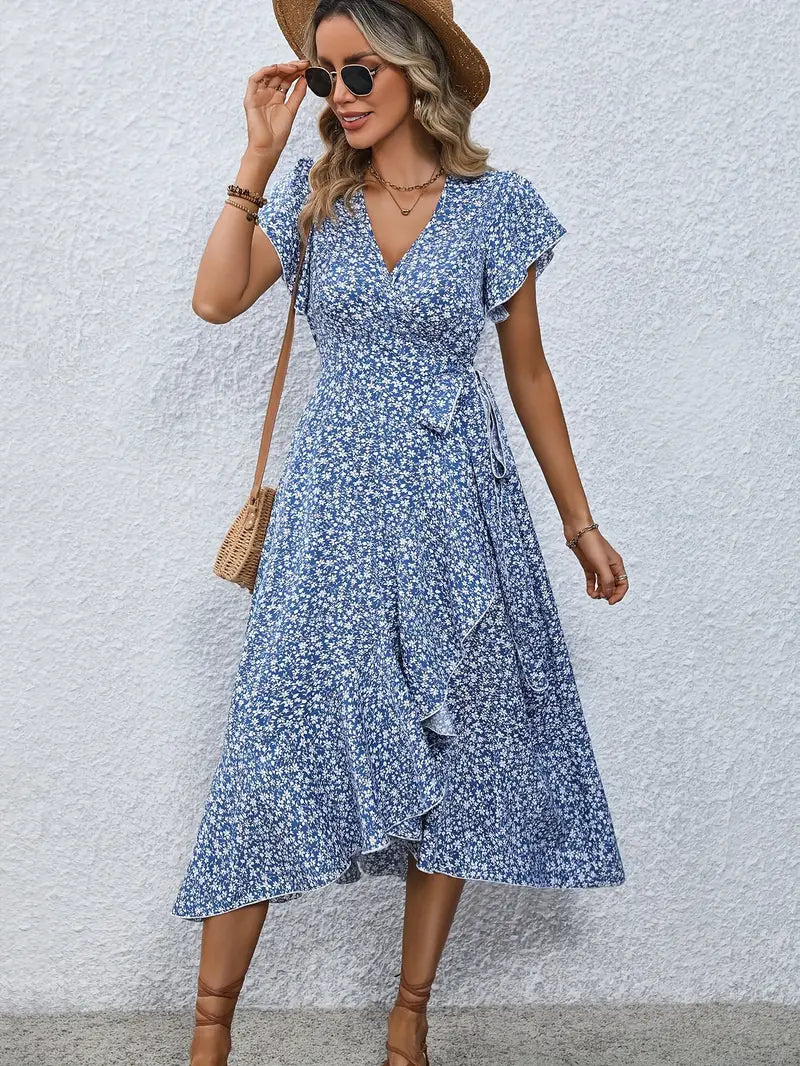 Eileen – Feminine Wrap Summer Dress