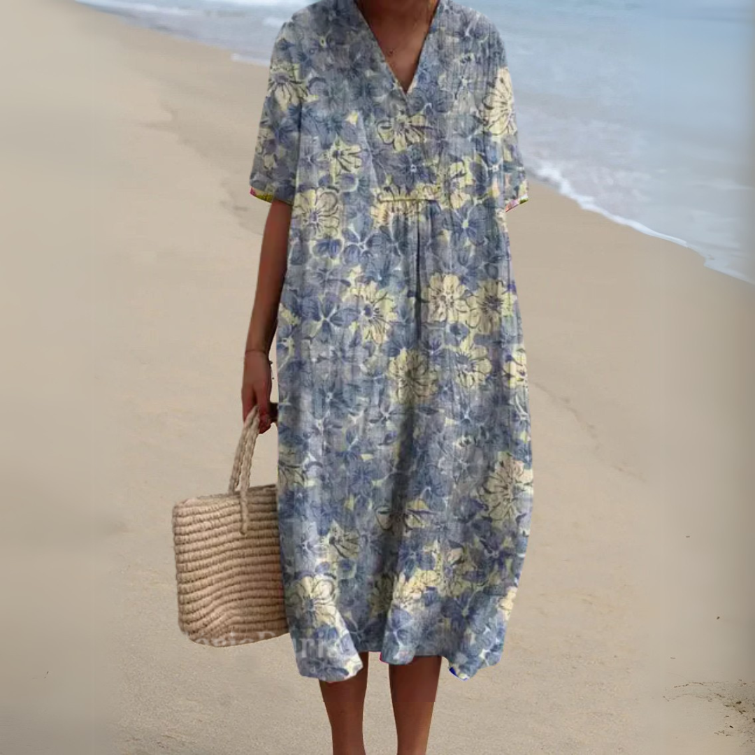 Aliyah – Vibrant Floral Summer Dress