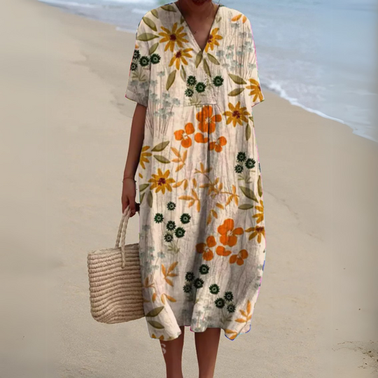 Aliyah – Vibrant Floral Summer Dress