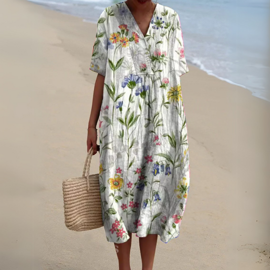 Aliyah – Vibrant Floral Summer Dress