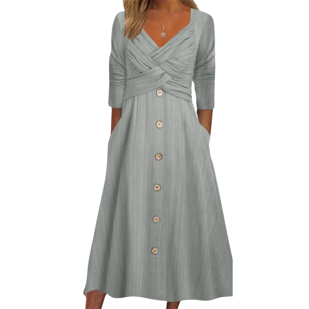 Junia – Vintage-Style Midi Dress