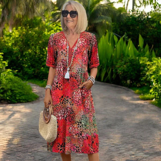 Brianna – Flowing Boho Spring Dress