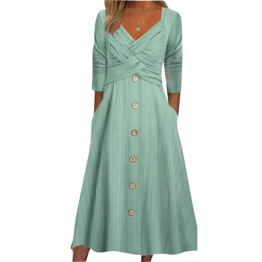 Junia – Vintage-Style Midi Dress