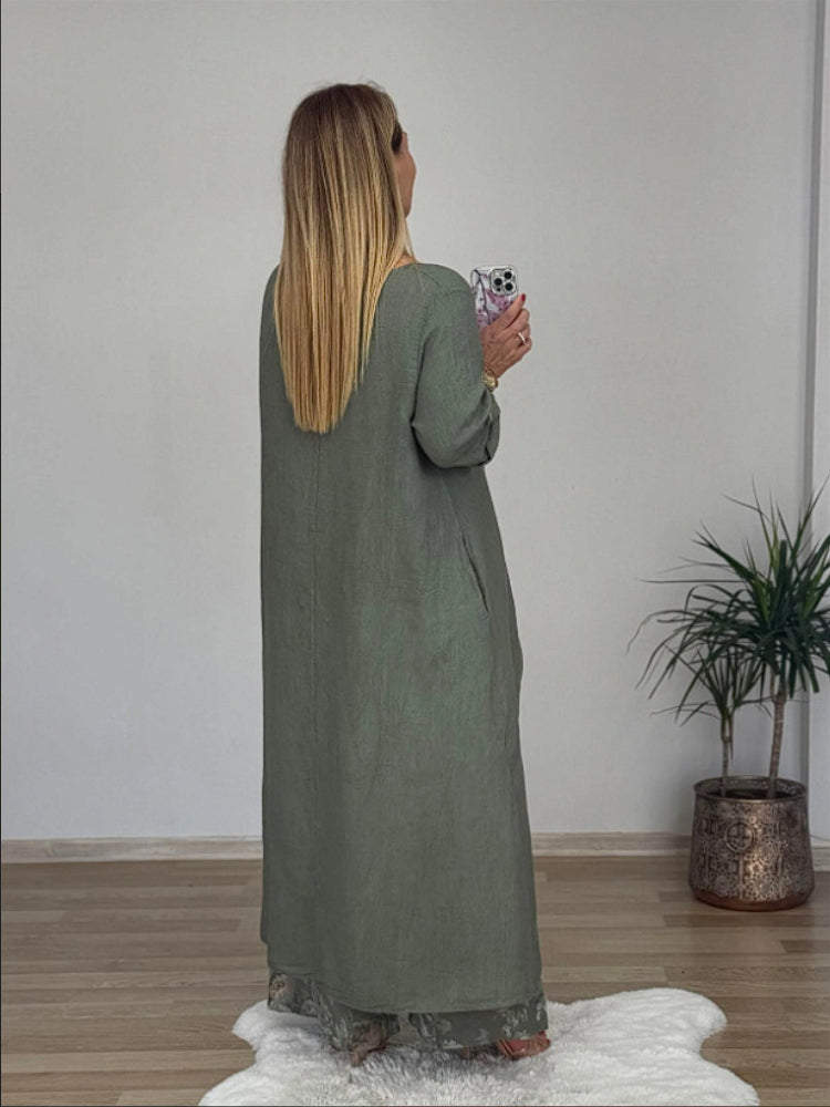 Annette – Long-Sleeved Top and Pants Set