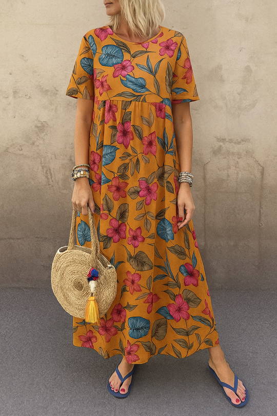 Kiera – Airy Cotton Blend Dress