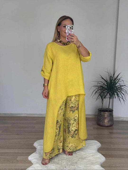 Annette – Long-Sleeved Top and Pants Set