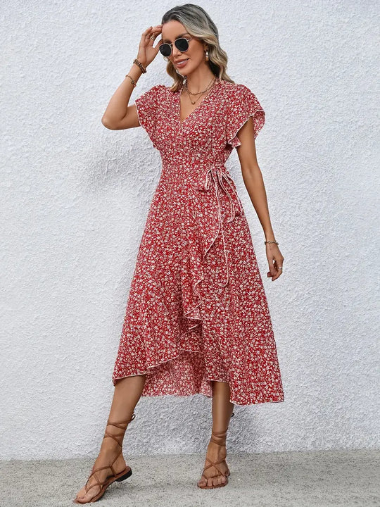 Eileen – Feminine Wrap Summer Dress