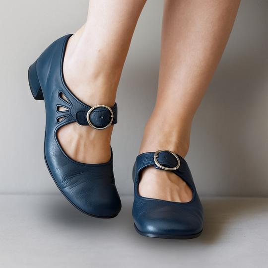 Penelope – Orthopedic Leather Wedge Sandals