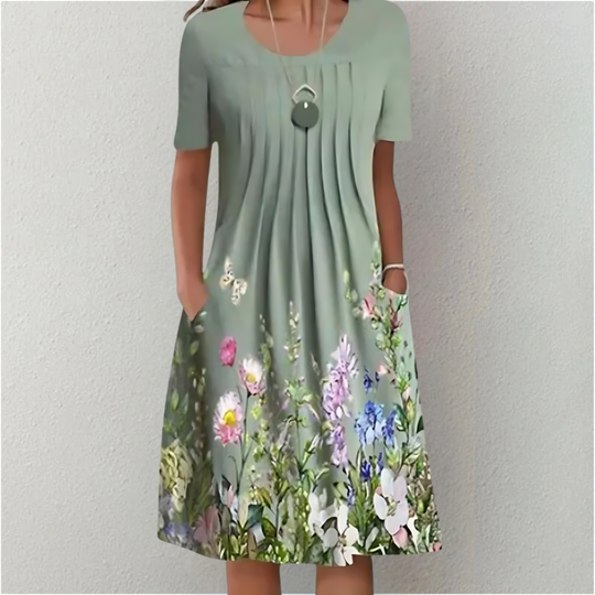 Leslie – Elegant tummy-covering dress