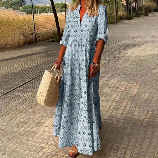 Tessa – Flowing Boho Maxi Dress