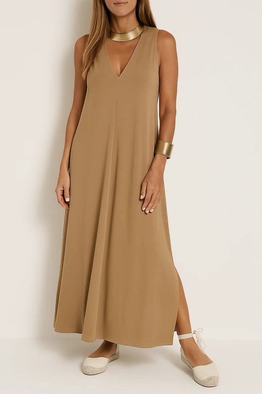 Janine – Elegant Maxi Dress with Matching Cardigan