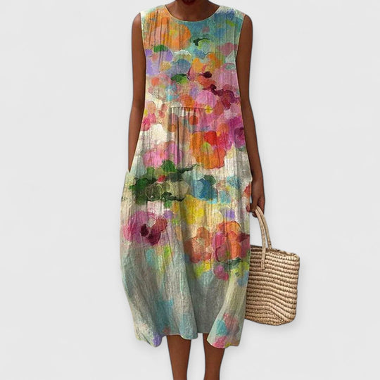 Arabella – Flowing Printed Maxi Dress