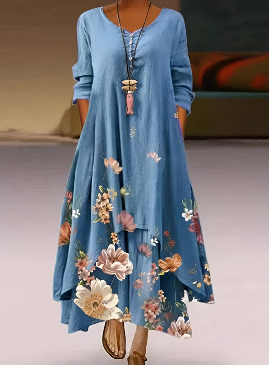 Jill – Flowing Boho Summer Dress