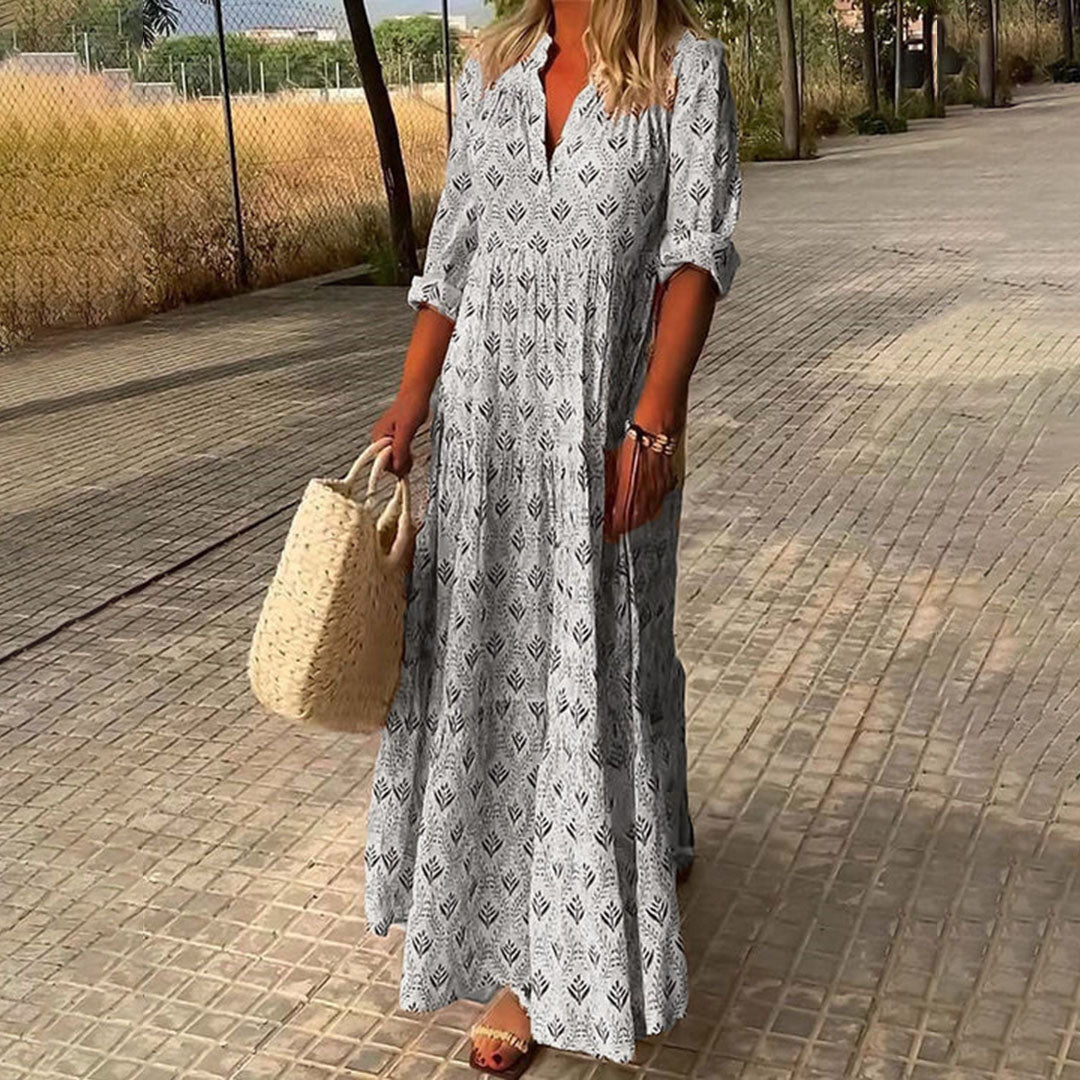 Tessa – Flowing Boho Maxi Dress