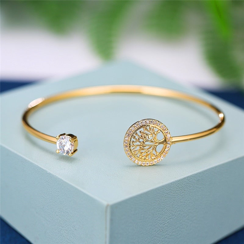 Thalia – Refined Tree of Life Adjustable Bracelet