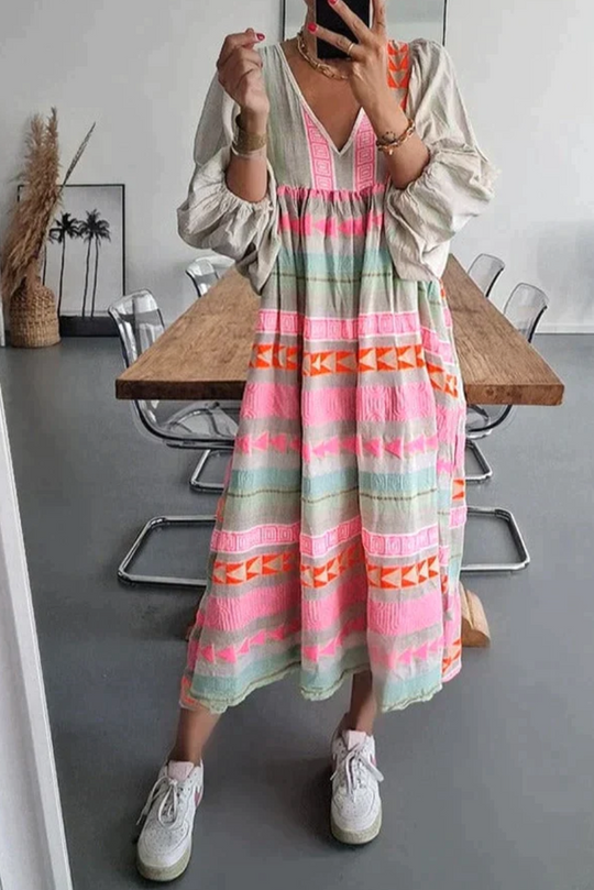 Dea – Ethnic Boho Maxi Dress