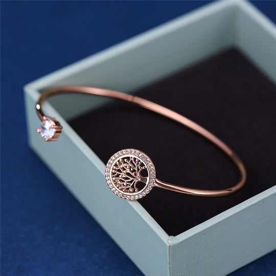 Thalia – Refined Tree of Life Adjustable Bracelet