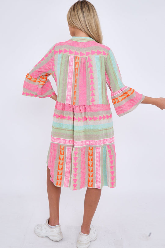 Alyssa – Colorful Ethnic Summer Dress