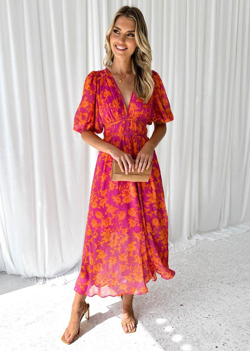Nia – Floral Maxi Dress