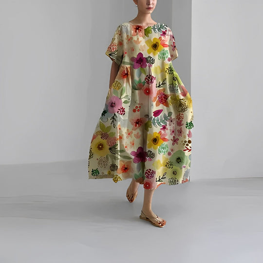 Nina – Timeless Floral Dress
