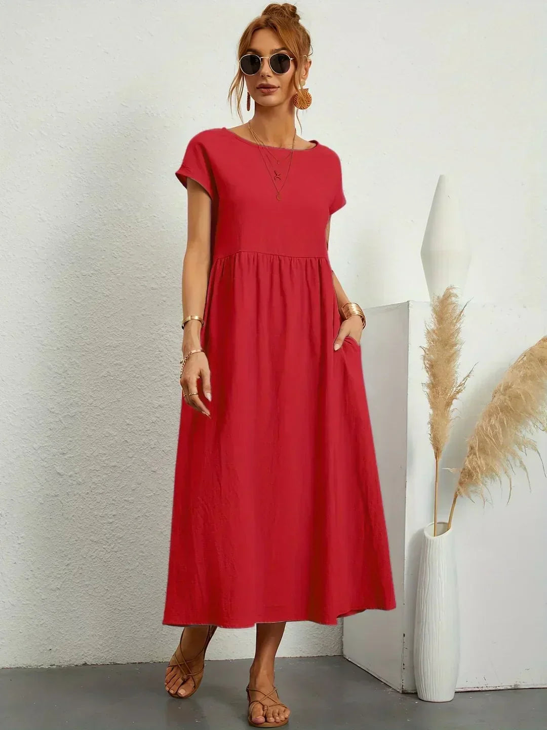 Faye – Relaxed Summer Dress with Pockets