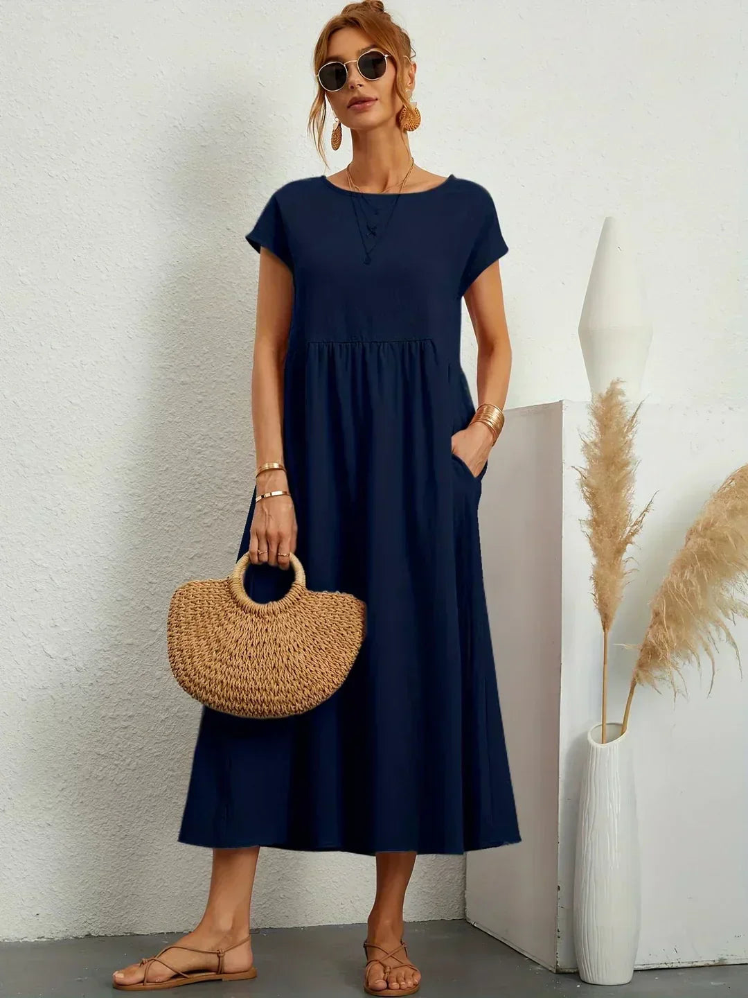 Faye – Relaxed Summer Dress with Pockets
