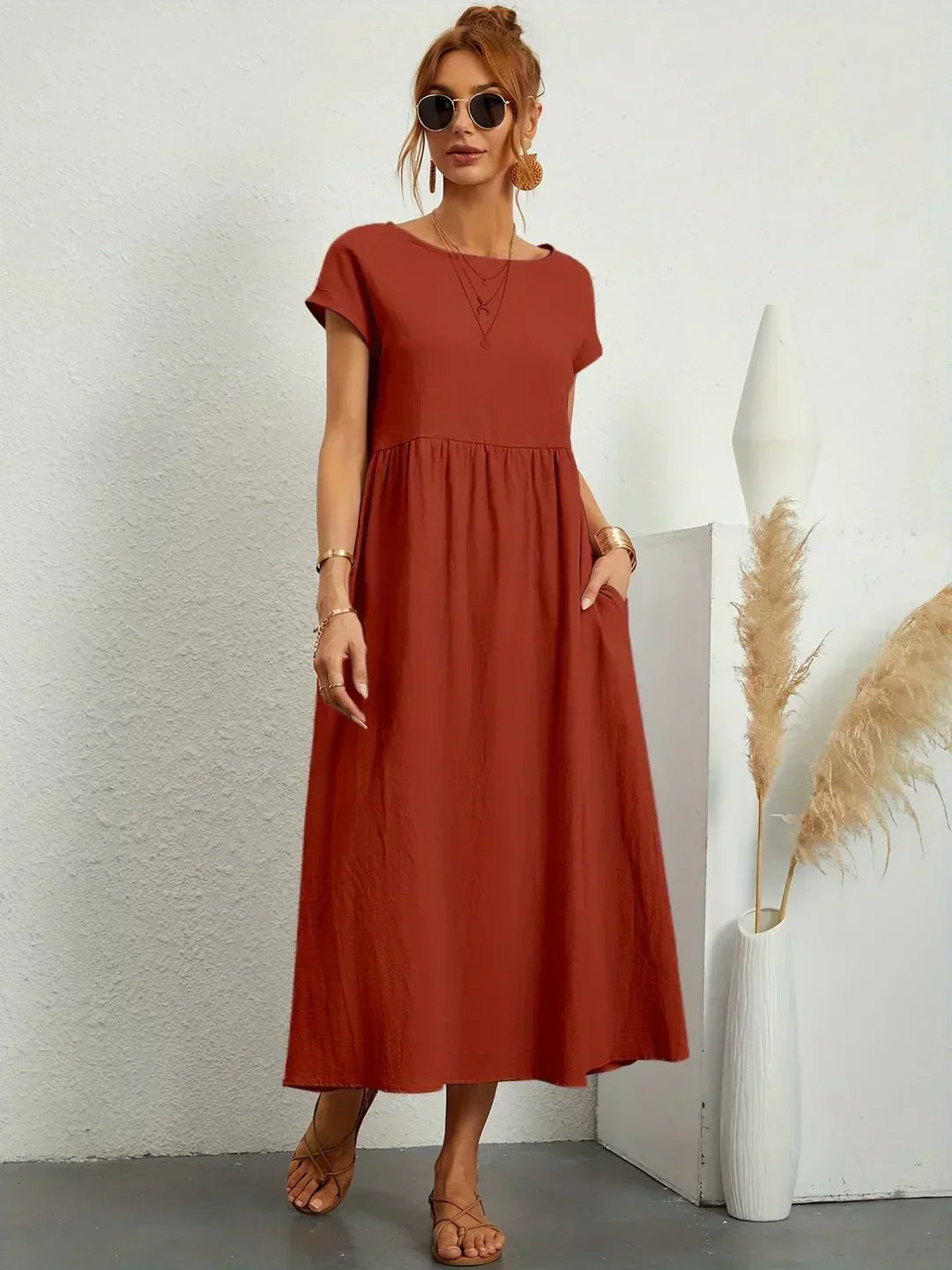 Faye – Relaxed Summer Dress with Pockets
