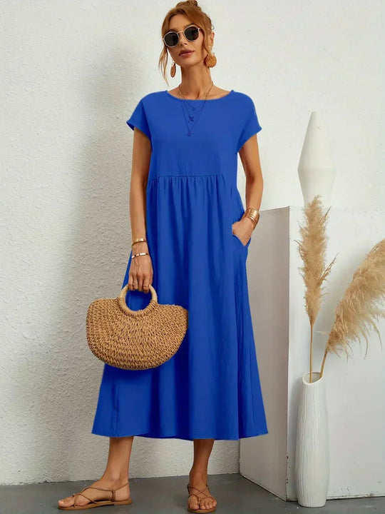 Faye – Relaxed Summer Dress with Pockets