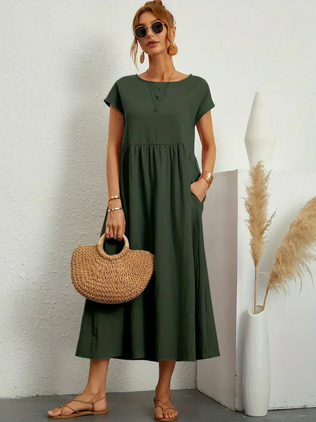 Faye – Relaxed Summer Dress with Pockets