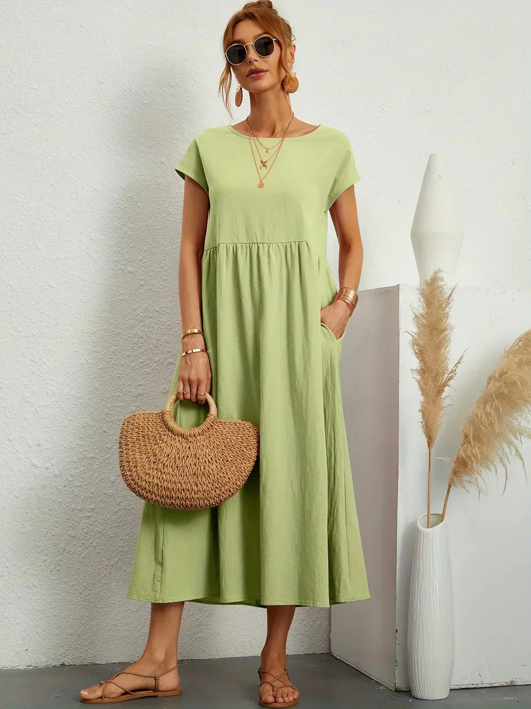 Faye – Relaxed Summer Dress with Pockets