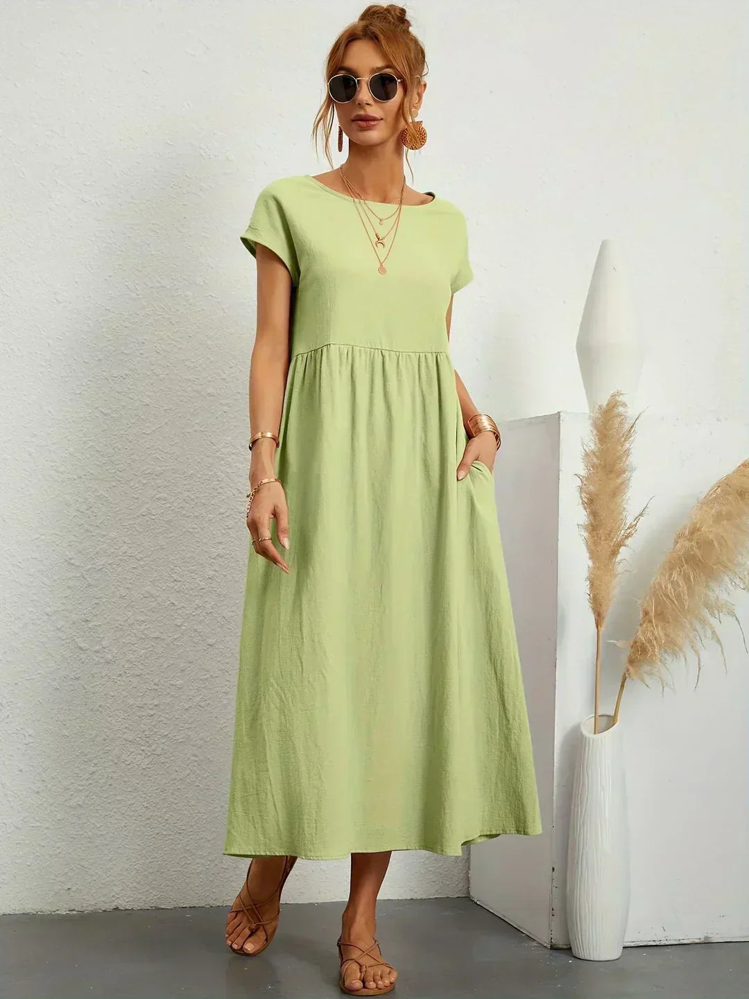 Faye – Relaxed Summer Dress with Pockets