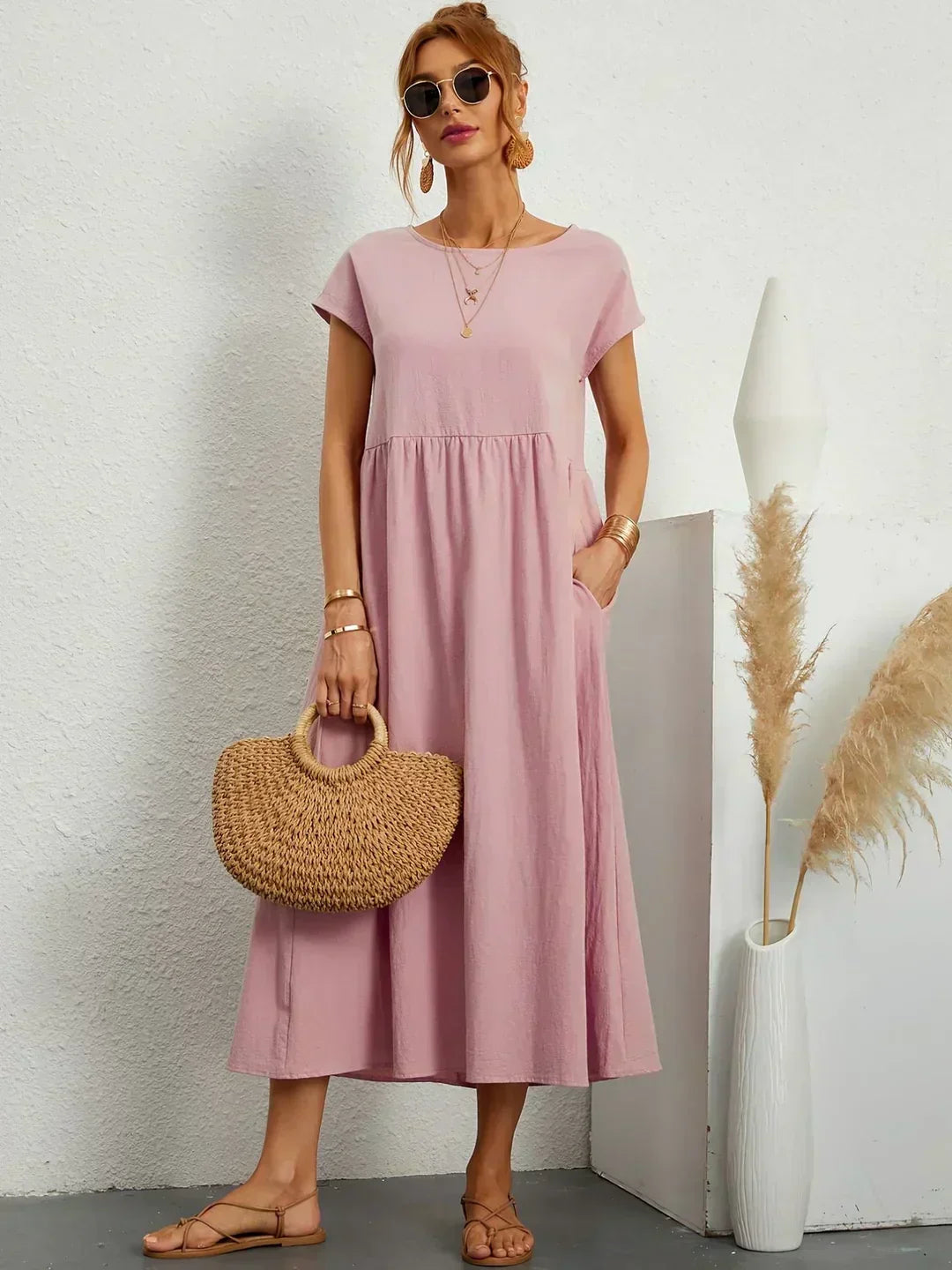 Faye – Relaxed Summer Dress with Pockets