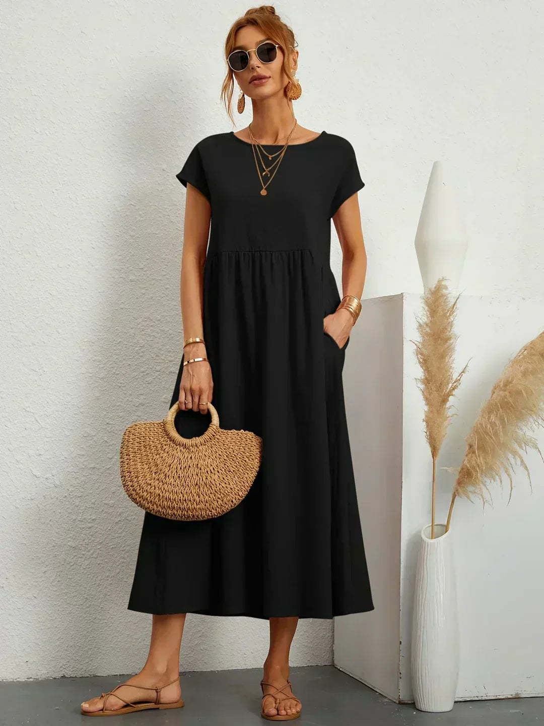 Faye – Relaxed Summer Dress with Pockets