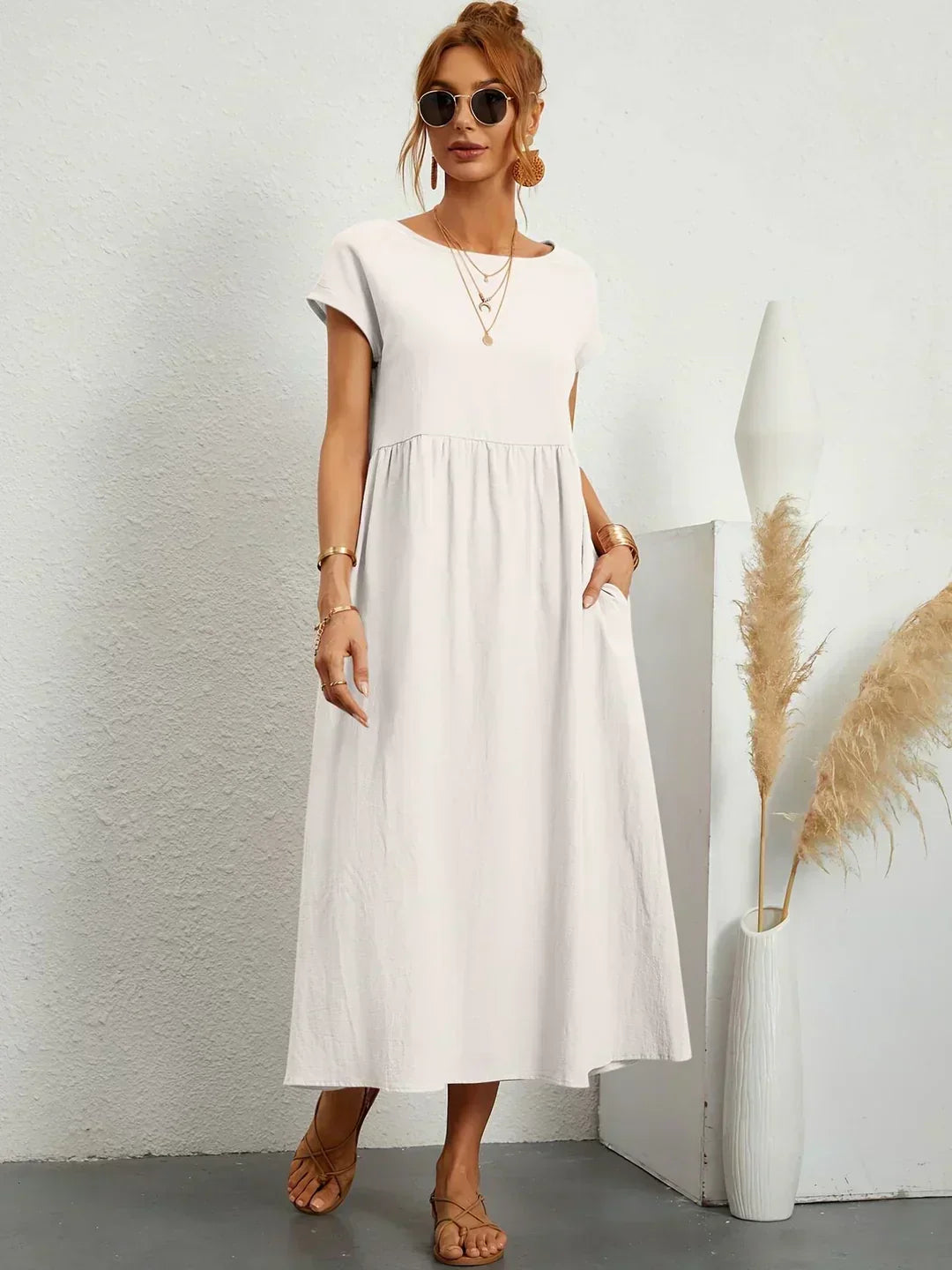 Faye – Relaxed Summer Dress with Pockets