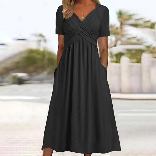 Isadora – Elegant Midi Dress