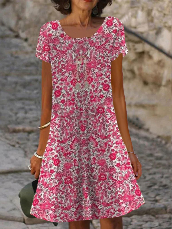 Lauren – Printed Midi Dress