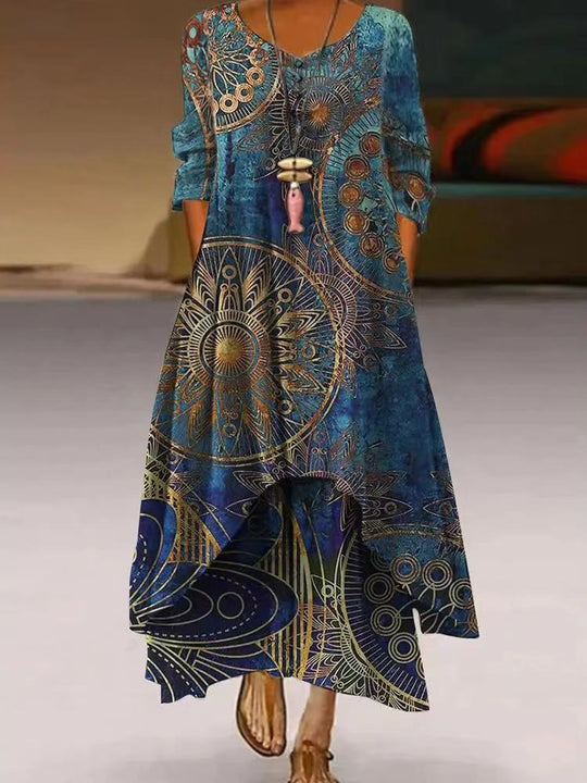 Jill – Flowing Boho Summer Dress