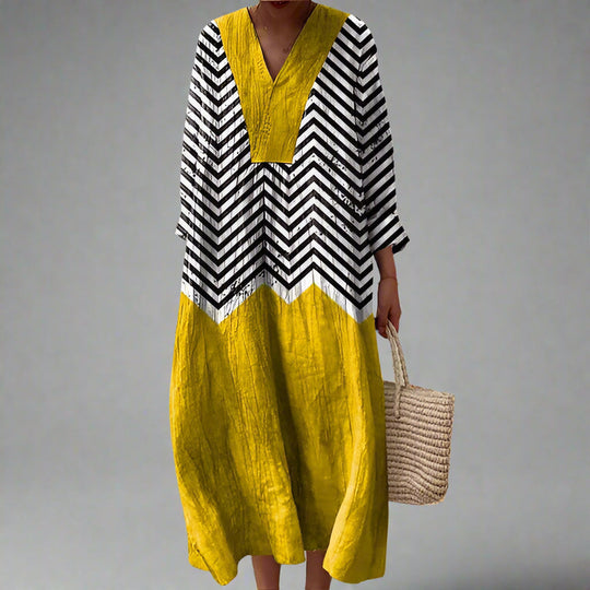 Quinn – Geometric Print Dress