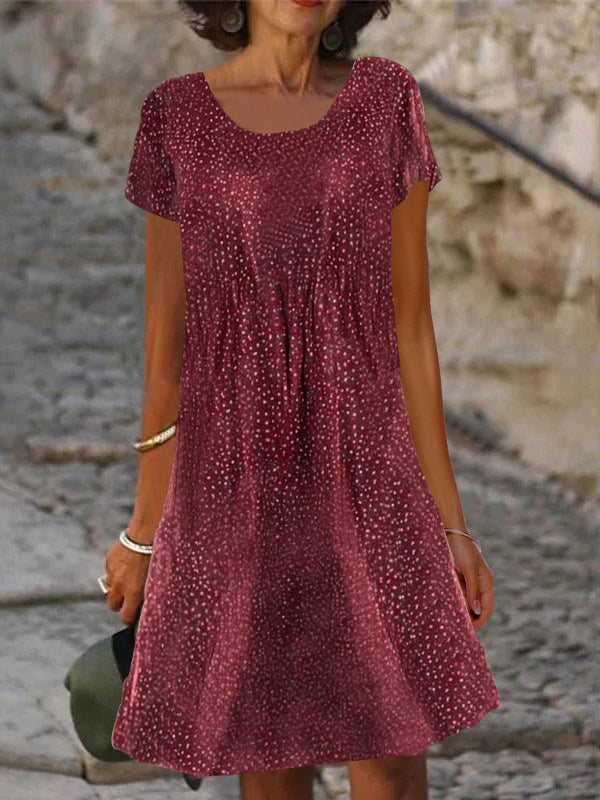 Lauren – Printed Midi Dress