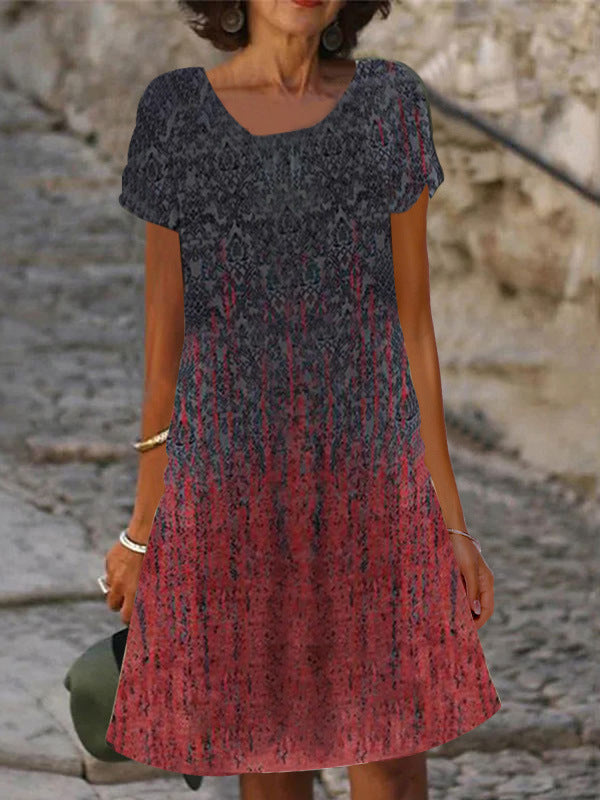 Lauren – Printed Midi Dress