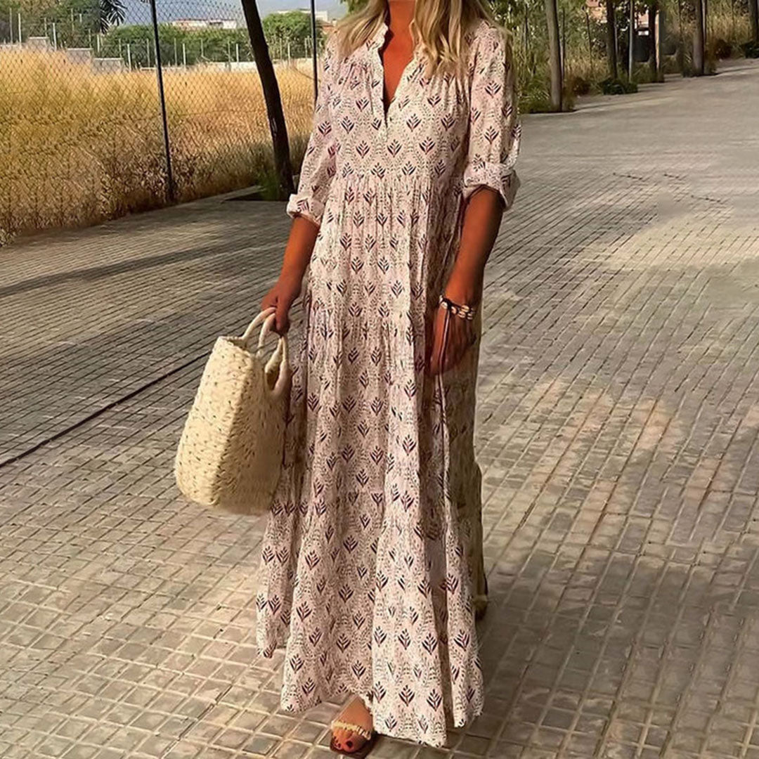 Tessa – Flowing Boho Maxi Dress