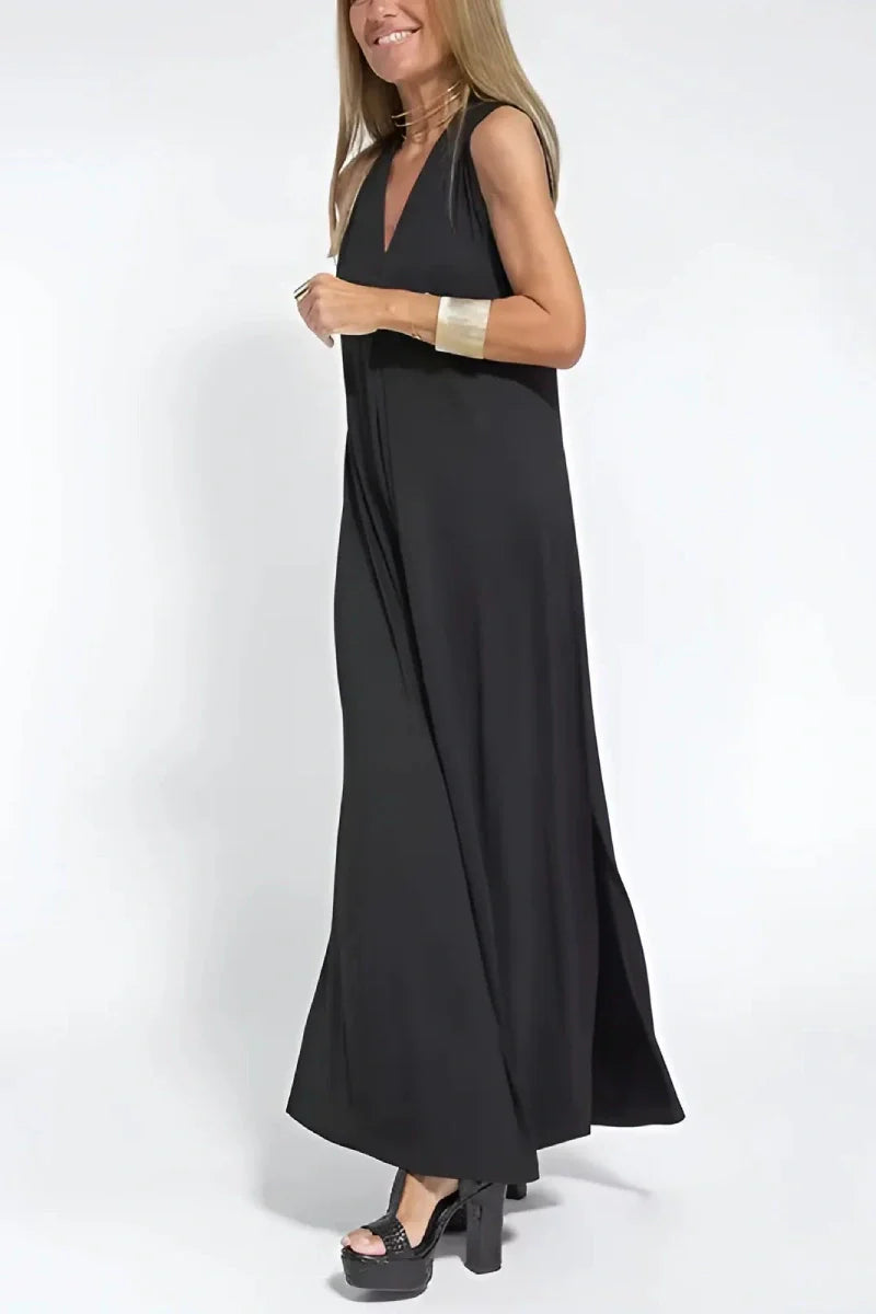Janine – Elegant Maxi Dress with Matching Cardigan