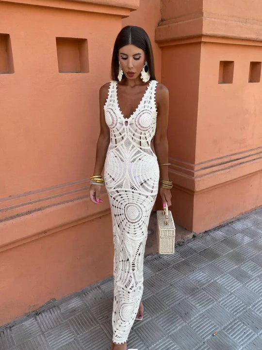 Nadine – Crochet Bodycon Dress