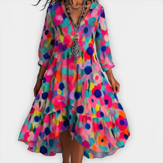 Shane – Flowing Floral Midi Dress