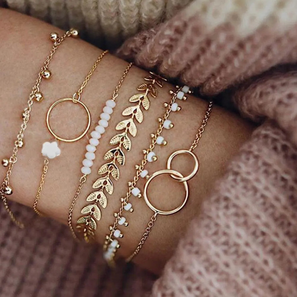 Soleil – Refined Boho Gold Bracelet Set