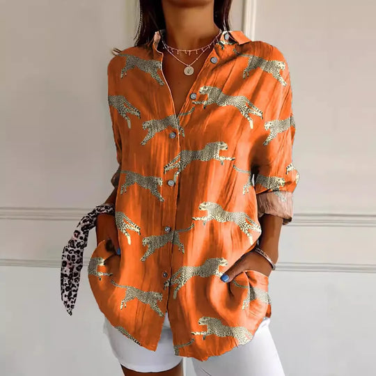 Leonie – Patterned Summer Blouse