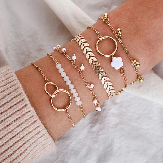 Soleil – Refined Boho Gold Bracelet Set