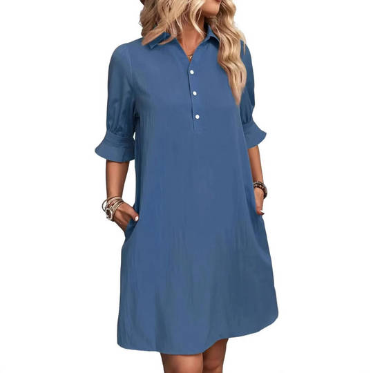 Veronica – Relaxed Shirt Dress